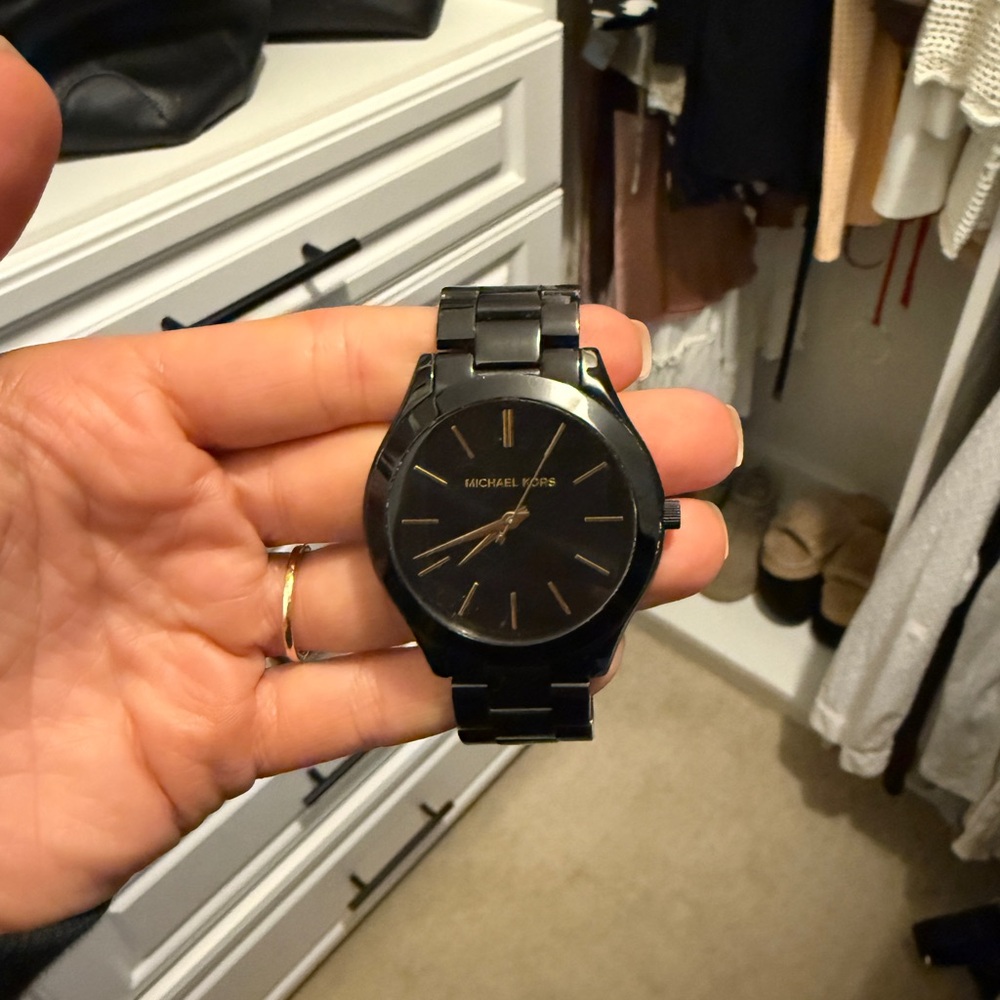 Michael Kors Black Modern Watch - Picture 2 of 4